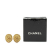 Chanel B Chanel Gold Gold Plated Metal CC Clip On Earrings France