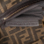 Fendi B Fendi Brown Canvas Fabric Large Zucca Fluo Trim Baguette Satchel Italy