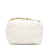 Chanel B Chanel White Ivory Caviar Leather Leather Mini Caviar Chain Zip Around Vanity Case France