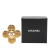 Chanel B Chanel Gold Gold Plated Metal CC Clover Brooch France