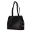 Salvatore Ferragamo B Ferragamo Black Calf Leather Vara Embossed Tote Italy