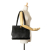 Salvatore Ferragamo B Ferragamo Black Calf Leather Vara Embossed Tote Italy