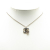 Chanel B Chanel Silver Silver Metal Plated CC Camellia Charm Necklace France