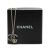 Chanel B Chanel Silver Silver Metal Plated CC Camellia Charm Necklace France