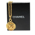 Chanel B Chanel Gold Gold Plated Metal CC Medallion Pendant Necklace France