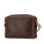 Celine B Celine Brown Coated Canvas Fabric Macadam Crossbody Italy