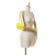 Celine B Celine Yellow Neon Yellow Calf Leather Triomphe skin Cuir Chain Shoulder Bag Italy