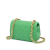 Chanel AB Chanel Green Lambskin Leather Leather Small Quilted Lambskin Chain Is More Flap Italy