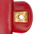 Chanel B Chanel Red Lambskin Leather Leather Mini Square Classic Chevron Lambskin Single Flap Italy