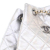 Chanel B Chanel Silver Calf Leather Metallic Crumpled skin Gabrielle Backpack Italy