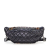 Chanel AB Chanel Blue Navy with Multi Calf Leather Sequin Embellished Glazed skin Belt Bag France