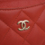 Chanel B Chanel Red Caviar Leather Leather CC Caviar Card Holder Italy