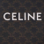 Celine AB Celine Brown Dark Brown Coated Canvas Fabric Mini Triomphe Vertical Cabas Satchel Italy