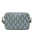 Christian Dior AB Dior Gray Coated Canvas Fabric CD Diamond Safari Bag with Strap Italy