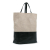 Celine B Celine Brown Beige Canvas Fabric Bicolor Leather Vertical Cabas Tote Italy