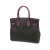 Hermès AB Hermès Black with Purple Violet Calf Leather Special Order Epsom Birkin Retourne 30 France