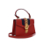 Gucci AB Gucci Red Calf Leather Mini skin Sylvie Satchel Italy