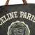 Celine B Celine Brown Coated Canvas Fabric Small Triomphe Paris Print Vertical Cabas Italy