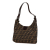 Fendi B Fendi Brown Canvas Fabric Zucca Shoulder Bag Italy