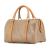 Celine B Celine Brown Beige Coated Canvas Fabric Macadam Boston Italy