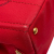 Prada B Prada Red Canvas Fabric Small Canapa Logo Satchel Romania