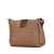 Fendi B Fendi Brown Coated Canvas Fabric Zucchino Spalmati Crossbody Italy