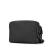 Gucci AB Gucci Black Coated Canvas Fabric GG Supreme Clutch Italy