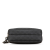 Gucci AB Gucci Black Coated Canvas Fabric GG Supreme Clutch Italy