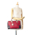 Loewe B LOEWE Red Calf Leather Tricolor Amazona 36 Spain