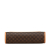 Celine B Celine Brown Coated Canvas Fabric Macadam Clutch Italy