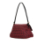 Fendi B Fendi Red Canvas Fabric Mini Zucchino Baguette Italy