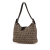 Fendi B Fendi Brown Dark Brown Canvas Fabric Zucchino Shoulder Bag Italy