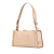 Gucci B Gucci Brown Beige Canvas Fabric GG Shoulder Bag Italy