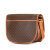 Celine B Celine Brown Coated Canvas Fabric Macadam Crossbody Italy