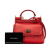 Dolce&Gabbana B Dolce & Gabbana Red Nappa Leather Leather Mini Metallic Nappa Sicily Italy