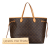 Louis Vuitton B Louis Vuitton Brown Monogram Canvas Canvas Monogram Neverfull GM France