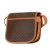 Celine B Celine Brown Coated Canvas Fabric Macadam Crossbody Italy