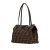 Fendi B Fendi Brown Canvas Fabric Zucca Shoulder Bag Italy