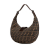 Fendi B Fendi Brown Canvas Fabric Zucca Croissant Hobo Italy