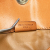 Celine B Celine Brown Coated Canvas Fabric Macadam Clutch Italy