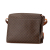 Celine B Celine Brown Coated Canvas Fabric Macadam Crossbody Italy