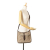 Gucci AB Gucci Brown Beige Canvas Fabric GG Crossbody Italy