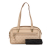 Gucci AB Gucci Brown Beige Canvas Fabric GG Shoulder Bag Italy