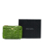 Prada AB Prada Green Patent Leather Leather Vernice Gaufre Pouch Italy