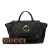 Gucci B Gucci Black Calf Leather Medium 1973 Handbag Italy