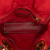 Christian Dior AB Dior Red Lambskin Leather Leather Mini Lambskin Cannage Studded Supple Lady Dior Jamaica