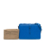 Bottega Veneta B Bottega Veneta Blue Nappa Leather Leather Intrecciato Nappa Belt Flap Camera Bag Italy