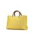 Gucci B Gucci Yellow Calf Leather Large skin Bamboo Shopper Satchel Italy