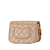 Chanel AB Chanel Brown Nude Calf Leather Mini Shiny skin My Sweet CC Flap Italy