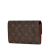 Louis Vuitton B Louis Vuitton Brown Monogram Canvas Canvas Monogram Sarah Long Wallet France